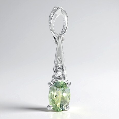 Ciondolo in argento con Tanzanite Fancy