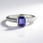 Anello in argento con Tanzanite (de Melo Essence)