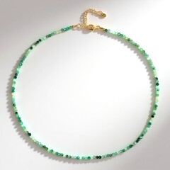 Collana in argento con Smeraldo Brasiliano