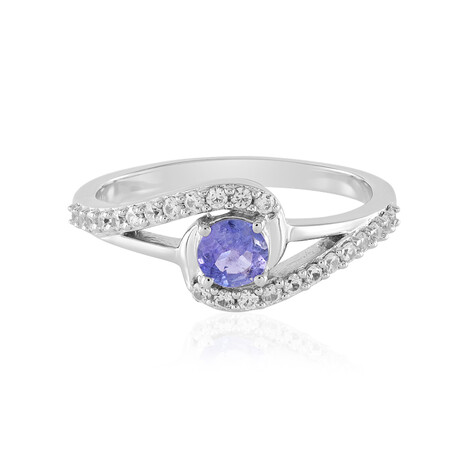 Anello in argento con Tanzanite