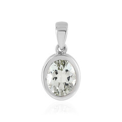 Ciondolo in argento con Ametista Verde