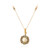 14K Sunstone Gold Necklace (Smithsonian)