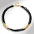 Collier en argent et Spinelle noir (Riya)