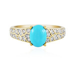Sleeping Beauty Turquoise Silver Ring (Faszination Türkis)