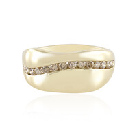 Anello in oro con Diamante Champagne I2 (de Melo)