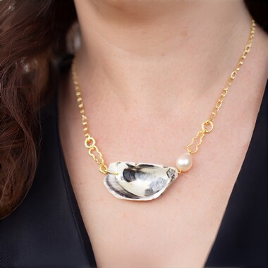 Muschel-Silbercollier (TPC)