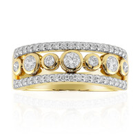 Anello in oro con Diamante IF (D)