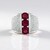 Anello in argento con Rubino del Madagascar (de Melo Essence)