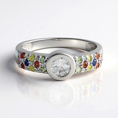 Anello in argento con Zircone