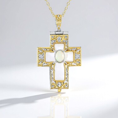 Collana in argento con Madreperla (Gems en Vogue)