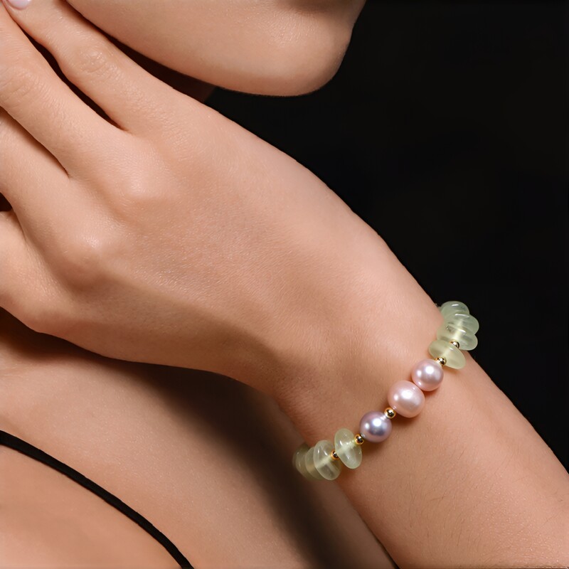 Bracciale con Prehnite (Riya)