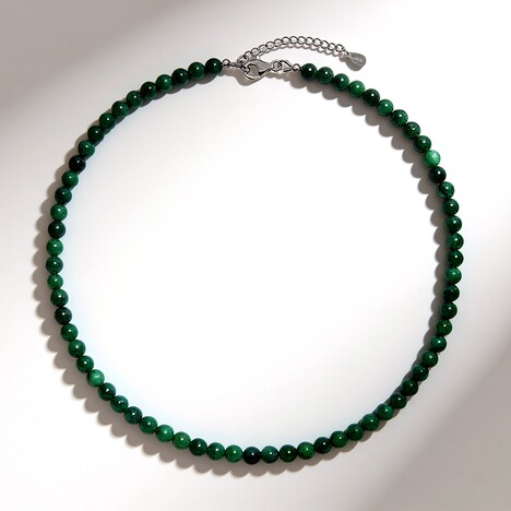 Collana in argento con Avventurina Verde