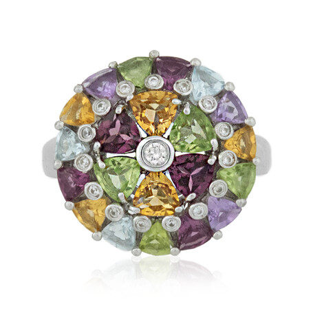 Edelstein-Silberring