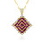Collar en plata con Rubí de Birmania (Gems en Vogue)