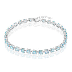 Bracelet en argent et Topaze bleu ciel
