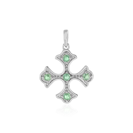 Mint Kyanite Silver Pendant