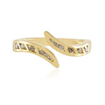 Anillo en plata con Diamante champán I2 (de Melo Essence)
