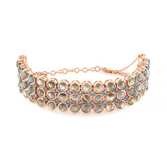 Copper Maniry Labradorite Silver Bracelet (KM by Juwelo)