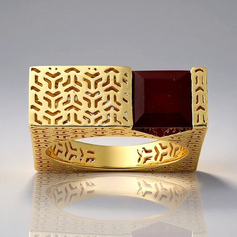 Anello in oro con Rubino (Ornaments by de Melo)