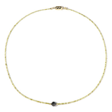 Diamant-Goldhalskette (Adela Gold)