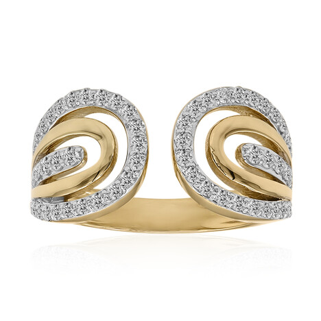 Anello in oro con Diamante SI1 (G) (Annette)