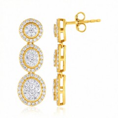 Orecchini in argento con Zircone (de Melo Essence)