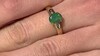 Anillo en plata con Esmeralda de Bahía
