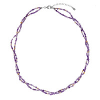 Collana in argento con Ametrina