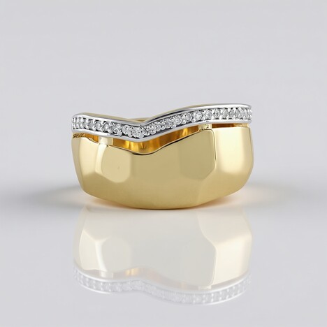 Anello in argento con Zircone