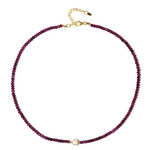 Collier en argent et Perle blanche de culture d'eau douce