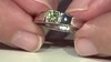 Anillo en plata con Tanzanita verde