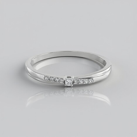 Anello in argento con Zircone