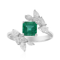 Anello in oro con Smeraldo Zambia AAA (CIRARI)
