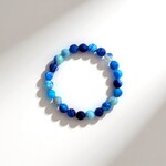 Bracciale con Agata Blu (Adela Silber)