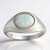 Anello in argento con Opale Australiano