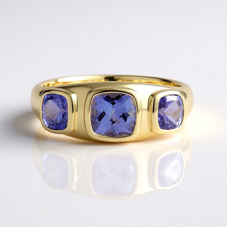 Anello in oro con Tanzanite (de Melo Gold)