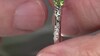 Zilveren ring met een peridoot (de Melo Essence)