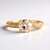 Anello in oro con Diamante Cioccolato I2 (SUHANA)