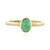9K Colombian Emerald Gold Ring