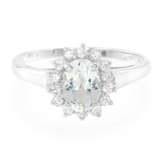 Himalayan Beryl Silver Ring