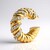 Orecchini a cerchio con clip in argento con Zircone