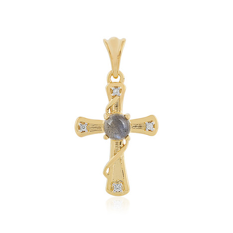 Labradorite Silver Pendant