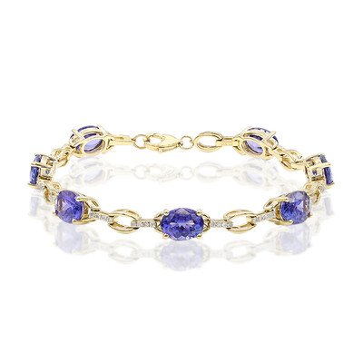 Brazalete en oro con Tanzanita AAA (CIRARI)