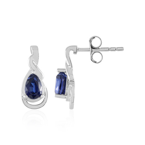 Boucles d'oreilles en argent et Kyanite