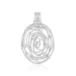 Colgante en plata con Zircón (Ornaments by de Melo)