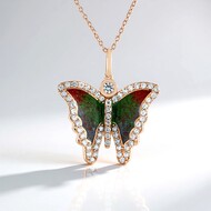 Collier en argent et Zircon (Adela Silber)