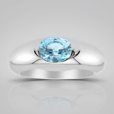 Bague en argent et Zircon de Ratanakiri