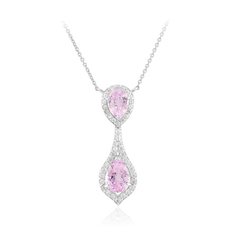 Collana in argento con Kunzite
