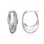 Boucles d'oreilles en argent et Diamant I3 (I)