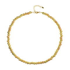 Goldene Lava-Silberhalskette
